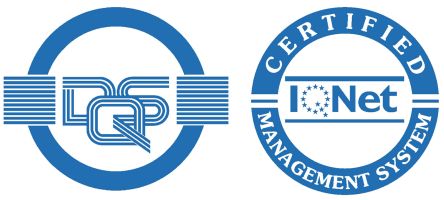 Loghi certificazione DQS e IQNET